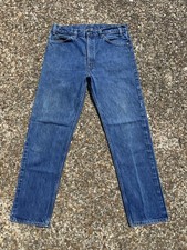 Vintage Levi’s Orange Tab 505 0217 Rare Blue Denim Jeans Made In USA 36x32