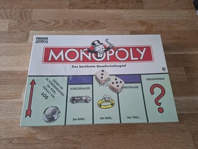 Hasbro Monopoly Gesellschaftsspiel Parker DM-Version D-Mark Eingeschweißt 