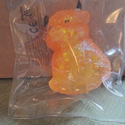 Squishy Highland Cow Glitter Gel. Orange 3in. Ages 3+. Unopened Package. 5030.