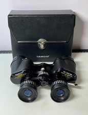 Vintage Tasco Zoom Model No. 101 Binoculars Fully Coated Optics 7X-15X35 W/Case
