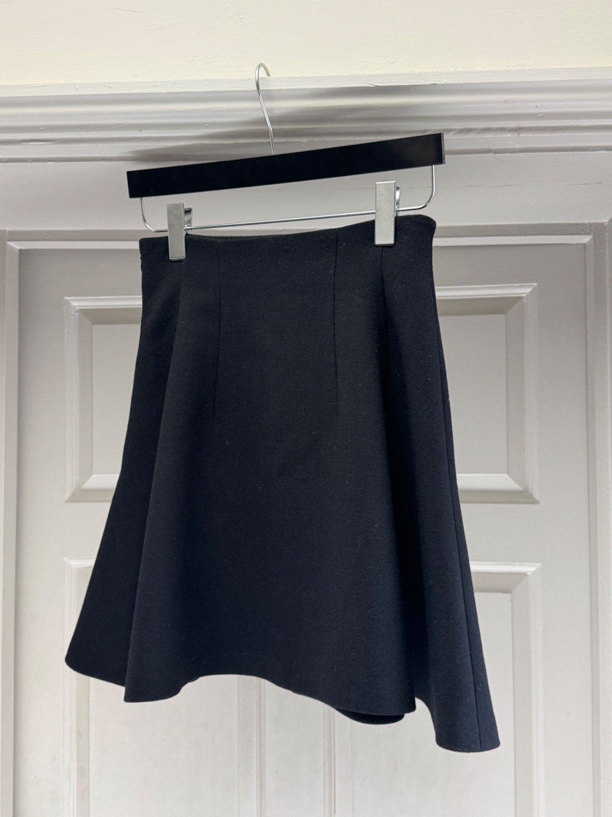 Miu Miu Classic Black A-Line Knee Length Skirt IT 40 / UK 8 RRP £1350 image 3