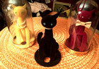 Vintage 1960s Max Factor  Sophisti Cat Under Dome Pearls Feathers lot of 3 — photo 3