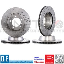 FÜR PORSCHE 911 CARRERA 991 996 997 GELOCHTE BREMSSCHEIBEN VORNE HINTEN 330mm FR RR