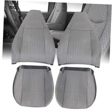 Front Driver and Passenger Side Bottom  Top Lean Back Replacement Cloth Seat