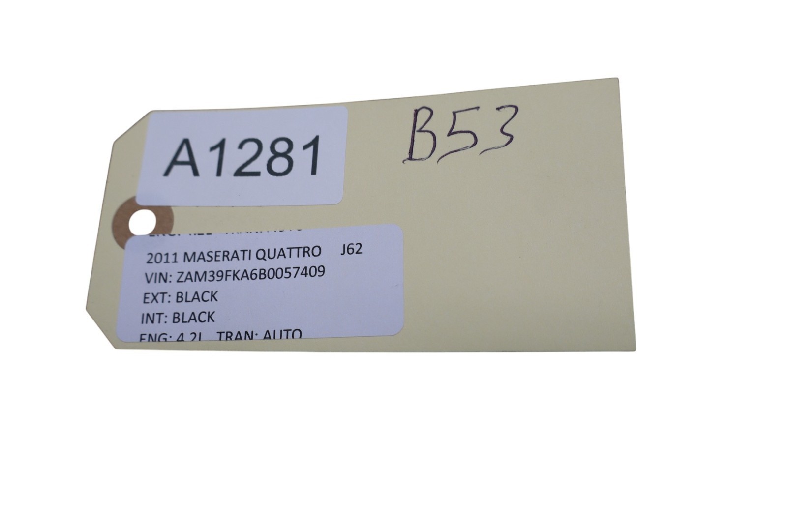 03-13 Maserati Quattroporte M139 Trunk Lid Lock Black Oem