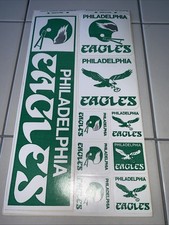 Vintage 1970’s Philadelphia Eagles Sticker Sheet w/(9) Stickers 