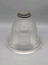 Early HOLOPHANE 4334 Industrial Glass Light Shade Street Light Inner Shell Only