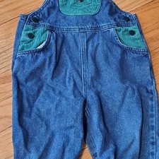 Vintage Denim and corduroy Overalls - Size 24 months 100 cotton