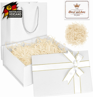 Weiß Geschenkbox Mit Deckel(22 X 16 X 8,5 Cm) | Geschenke Box Mit GeschenktüTen,
