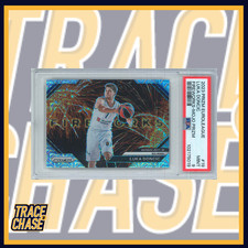 2023-24 Panini Prizm Euroleague Luka Doncic Fireworks Mojo 17/25 PSA9 #19