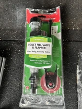 NEW Fluidmaster 400CR Universal Toilet Fill Valve & 2" Toilet Flapper Repair Kit