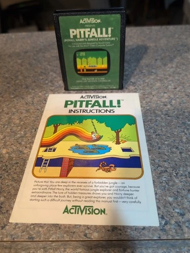 Atari 2600 Pitfall With Manual  Tested Combine Ship