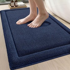 Dexi Memory Foam Bath Mat 36X24 Soft Absorbent Chenille Bathroom Rug Non Slip