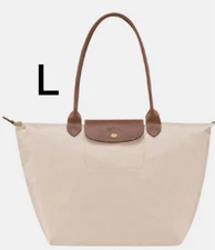 LONGCHAMP Le Pliage Tote Bag Shoulder Bag Travel Bag Folding White OUTLET New