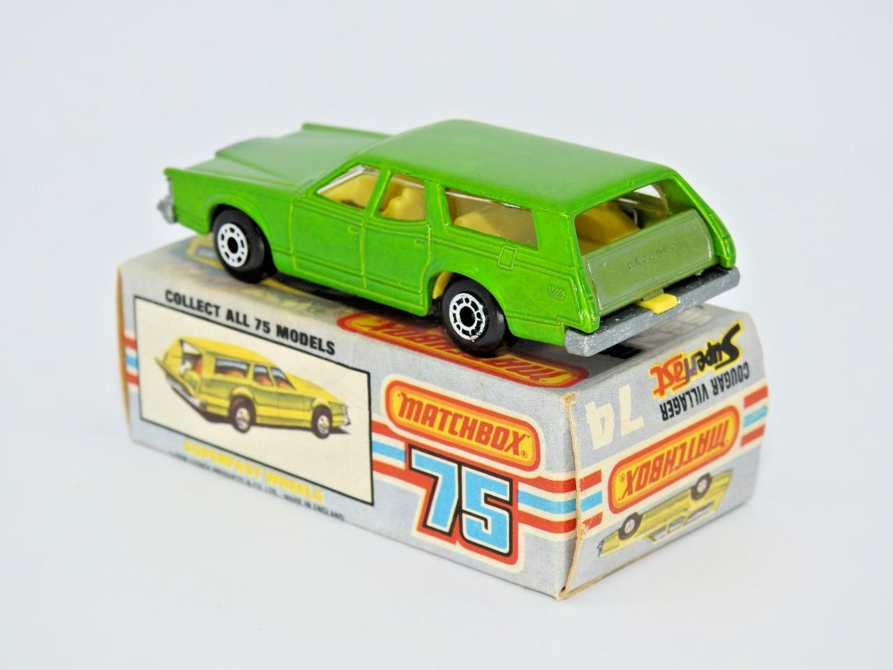 MATCHBOX LESNEY SUPERFAST MINT BOXED No.74 MERCURY COUGAR VILLAGER 1978-81 thumbnail 7