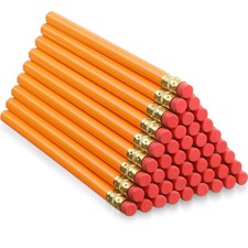 Fainne 48 Pcs Jumbo Pencil, Wooden Pencil with Black Core for Orange