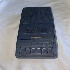 RADIO SHACK CTR-94 Portable Cassette Tape Recorder Built in Mic Tested Working