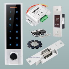 HOMSECUR Weatherproof WIFI Fingerprint RFID Access Control Set Lock APP Unlock