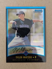 2011 Bowman Chrome - Throwbacks Tyler Matzek #BCT9 Refractor /99 (RC)