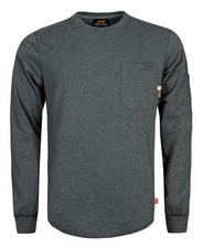 FR Shirts for Men Crewneck 6oz Jersey Lightweight Flame Resistant Work T Shir...