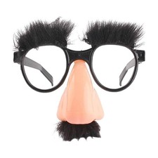Funny Disguise Glasses with Big Nose Eyebrows Mustache Novelty Prank Party Prop