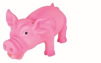 Schwein Tierstimme Latex 17Cm Trixie Spielzeug FüR Hunde, Gummi, GeräUsch