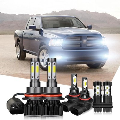 For Dodge Ram 1500 2500 3500 2003-2005 LED Headlight Fog Light Turn Signal Lamps