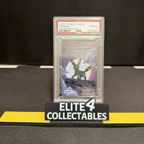 Pokemon 2025 Bear Walker - Umbreon  Collection Card - PSA 10