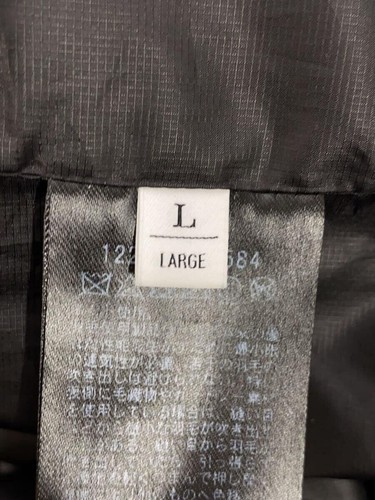 UNITED ARROWS DOWN JACKET L POLYESTER Gray 1225-114-8584 Used - Picture 4 of 7
