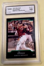 2004 Bowman Draft ROOKIE RC # BDP161 DAVID WRIGHT NEW YORK METS SHARP! GMA 10