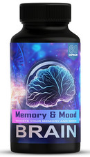  1 Pack  Brain Memory and Mood Support Supplement Pills Advanced Formula