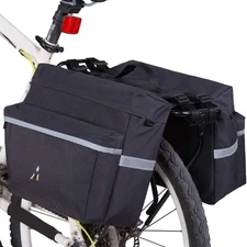Bike Pannier Bag - 30L Bicycle Bag with Reflective Trim, Water-Resistant Bike...