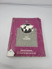 1997 Mercury Villager Van Shop Service Repair Manual 1997 Mercury Villager Van Shop Service Repair Manual