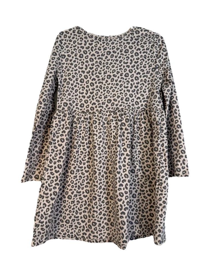 ✨Vestido Carters Niñas Estampado Guepardo Manga Larga Largo Medio Talla 5t Otoño Vacaciones Foto 2 de 4
