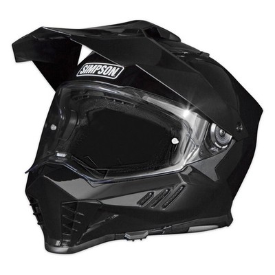 Simpson Motorcycle Xcursion Bandit Full Face Helmet Black Large DOT ECE 22.06