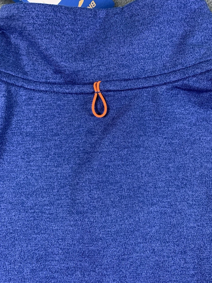 Brooks Womens Blue Dash 1/2 Zip 2.0 Pullover Running Shirt Long Sleeve Size XL - Image 4 of 4