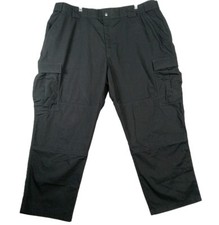 5.11 511 Tactical Cargo Pants Mens 42x29 3XL Black RipStop Waist Workwear
