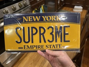 Supreme License Plate | eBay