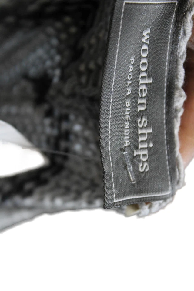 Suéter Pullover Unisex Madera Envíos Gris Manga 3/4 Rayas Talla Única Foto 4 de 4