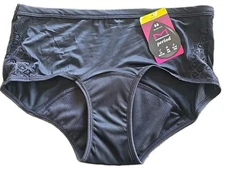 Maidenform Period Panty Women’s M Black Lace Hipster Leak-Proof NWT