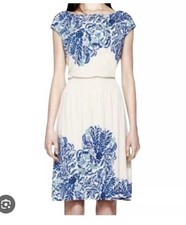 Tory Burch Cream Justina Cocktail Dress Size M
