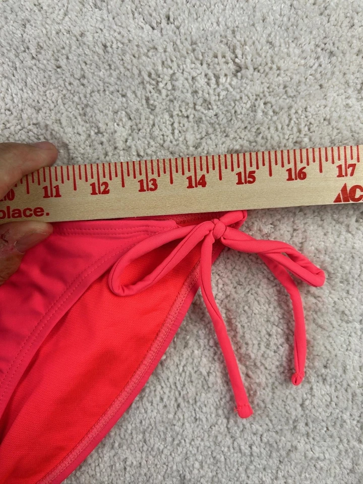 Parte inferior de bikini No Boundaries para mujer corbata lateral mediana natación 82 nailon puesta de sol atómica Foto 2 de 4