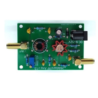 Universal Wideband RF Amplifier 1M-500MHz 1W 9-12V RF AMP 2 SMA Female Connector