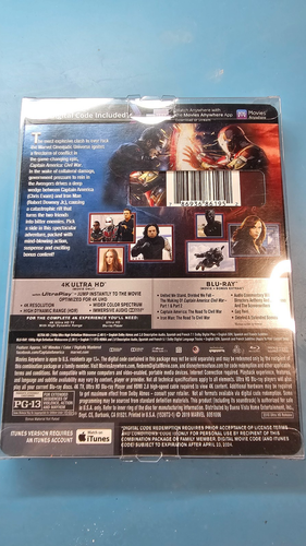 Captain America Civil War 4k with Slipcover and Protector - Imagen 2 de 4