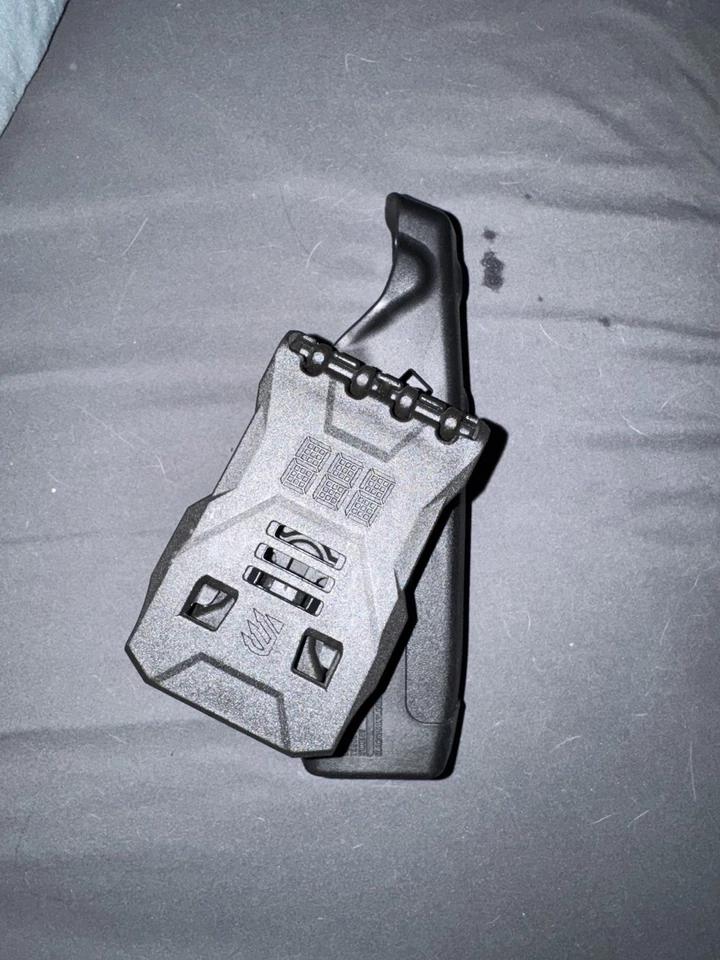 Funda de trabajo Blackhawk SERPA nivel 2 para cinturón de trabajo izquierdo Taser X26 negra Foto 3 de 4