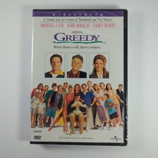 Greedy DVD 1994 NEW Sealed Michael J. Fox Kirk Douglas Nancy Travis Comedy