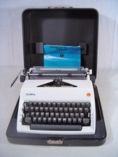 See Video - Mid 1970's OLYMPIA SM9 Manual Typewriter w/Case - Tested-Very Nice