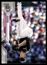 2020 Topps Update Royal Blue Phillip Diehl Colorado Rockies #U-16