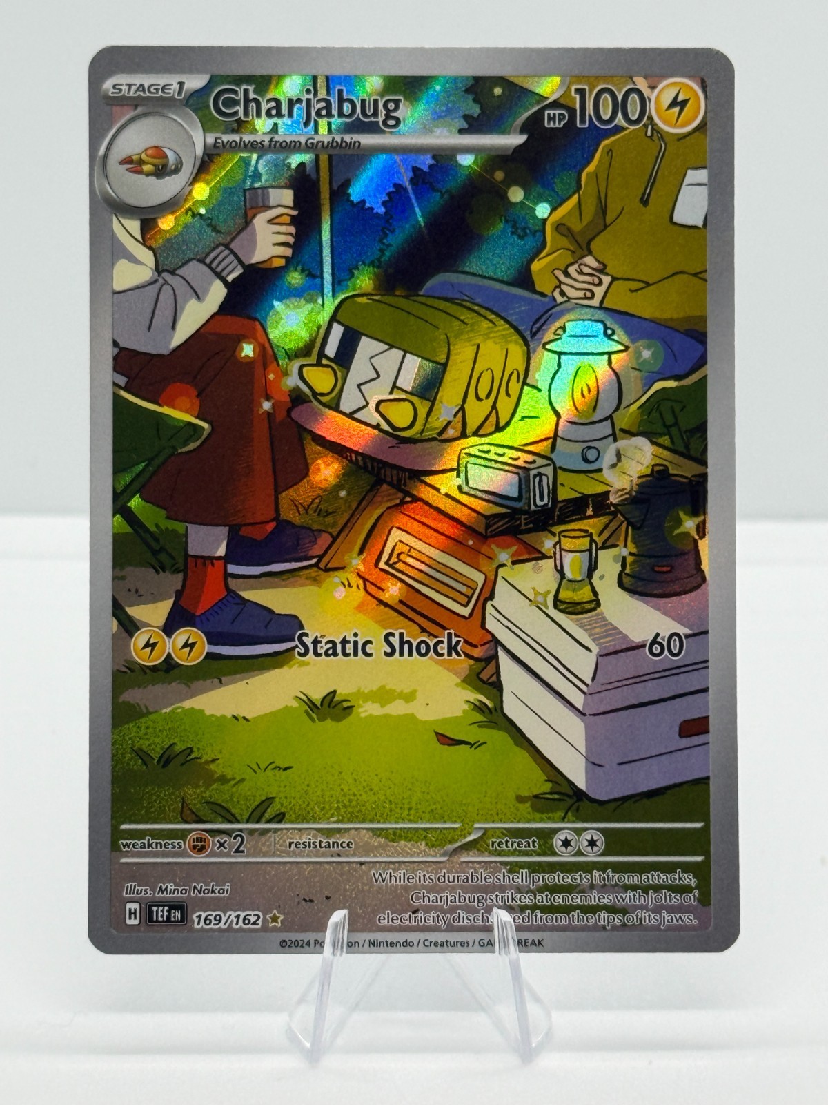 Pokémon TCG Charjabug - 169/162 - SV05: Temporal Forces - Illustration Rare
