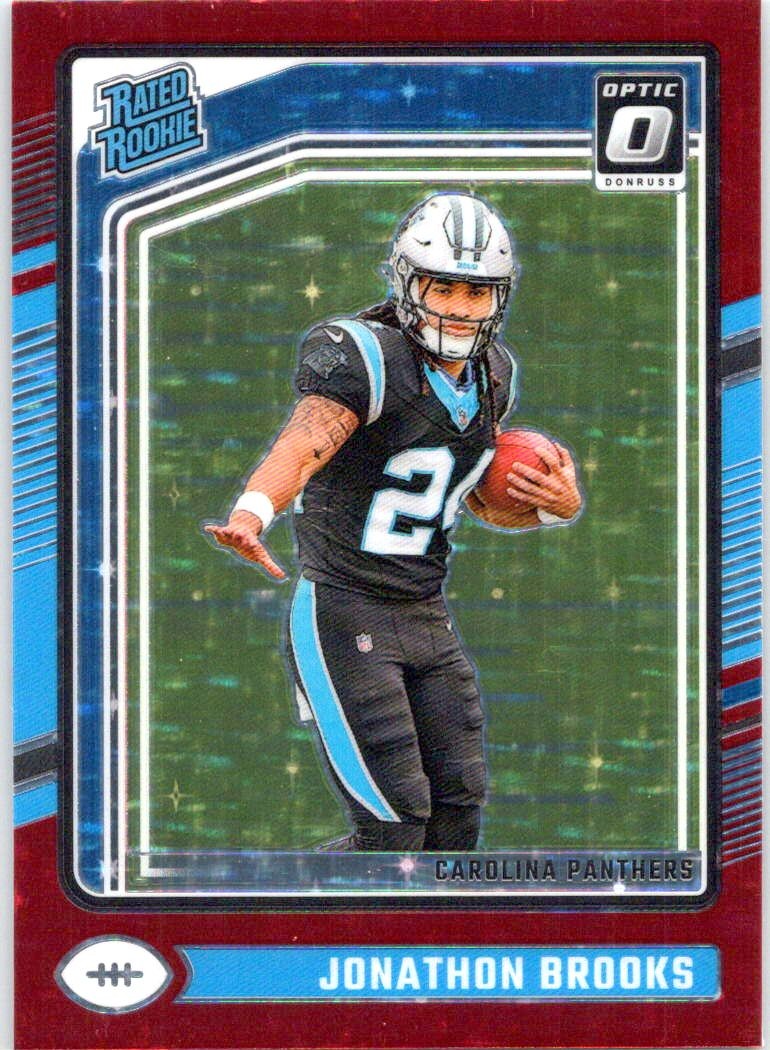 2024 Donruss Optic #258 Jonathon Brooks Stars Red